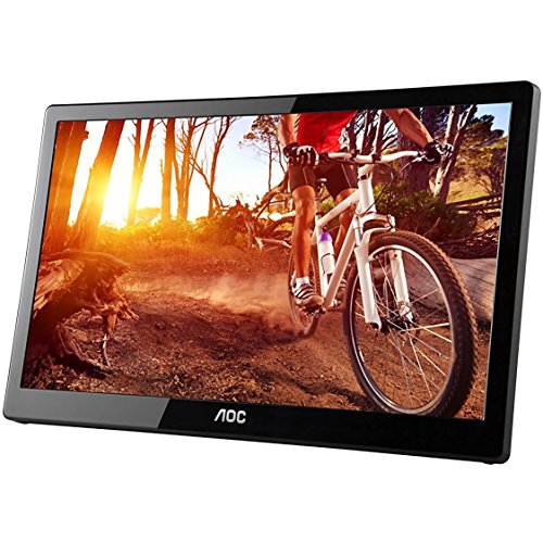 AOC e1659Fwu 16Inch Ultra Slim 1366x768 Res 200 cd/m2 Brightness USB 3