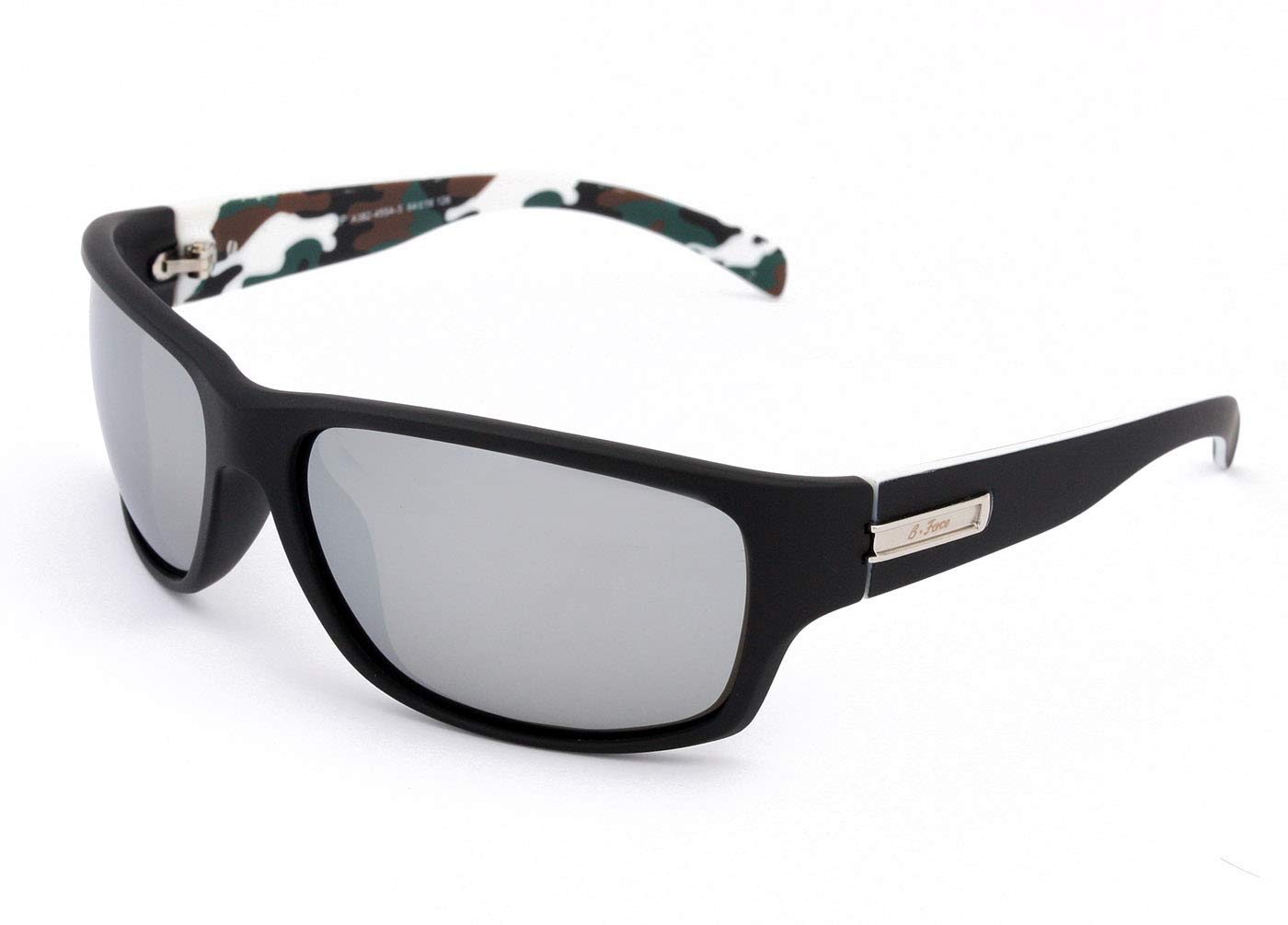 Beach Force Genuine Polarised Sport Sunglasses, Mirrored Lenses Sunglasses For Men Women Junior Cycling Outdoor Sports UV400 Protection Anti Glare