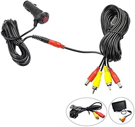 Cavo Prolunga Per Telecamera Di Retromarcia Auto - 2,5 M - 4 Pin - 12V/24V - Nero - Foto 8