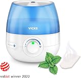 Vicks Mini Cool Mist Ultrasonic Humidifier VUL525 Quiet Sleep Cough Cold Comfort view 3