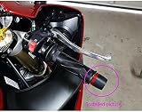 Caliwill 7/8 Inch 22mm Motorcycle Handlebar End Plugs Silver 2 Pcs Anti view 4
