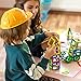 Lazy Monk Magnetic Blocks Tiles for Kids - 102 Pcs Magnet Building Tile for Toddlers - 3D Educational Toys