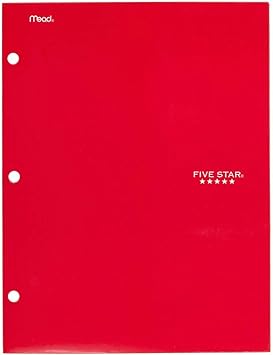 Five Star 4 Pocket Folder, 2 Pocket 