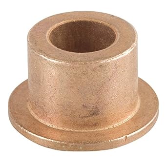 For Shaft dia. 1/2": OD-3/4, lgth.-1, Flange: OD-1, Thickness-1/8, Bronze Flanged Sleeve Bearings (1 Each)