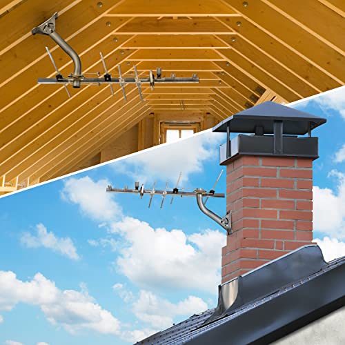 RCA Compact Outdoor or Attic Yagi TV Antenna HD Antenna with Super