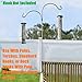 Vertical Deck Hook Clamp, 3 inch Wide, For Use with Torches, Shepherd Hooks or Poles, Convert Horizontal Clamp Deck Hooks To Vertical Clamp