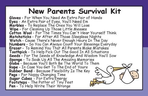 new dad survival kit funny