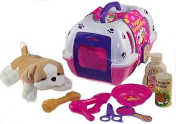 Set, Pet Puppy Carrier, Soft Plush Dog 