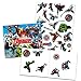 Imagine Ink Bundle of Magic Pictures Activity Books Set - Avengers and Star Wars No Mess Books with Stickers (Mess Free Coloring Books for Toddlers Kids)