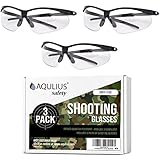 Aqulius 3pk Shooting Glasses - Safety Glasses - Eye