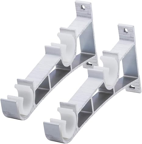 barra de cortina doble soporte