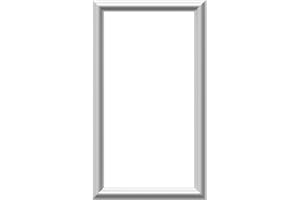 Ekena Millwork PNL16X28AS-01 16"W x 28"H x 1/2"P Ashford Molded Classic Wainscot Wall Panel