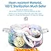 TUMAMA Baby Rattles Teether Toys, Infant Shaking Bell Rattle Set with Storage Box BPA Free Toys for 0, 3, 6, 9, 12 Month Old and Newborn Baby, Candy Colors