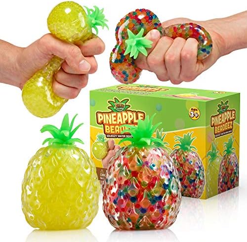 Beadeez Squishy Pineapple Stress Balls 