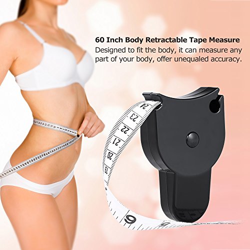 image for BSNOVT Fitness Caliper Measuring Body Tape Measure Body Fat Measure Ta