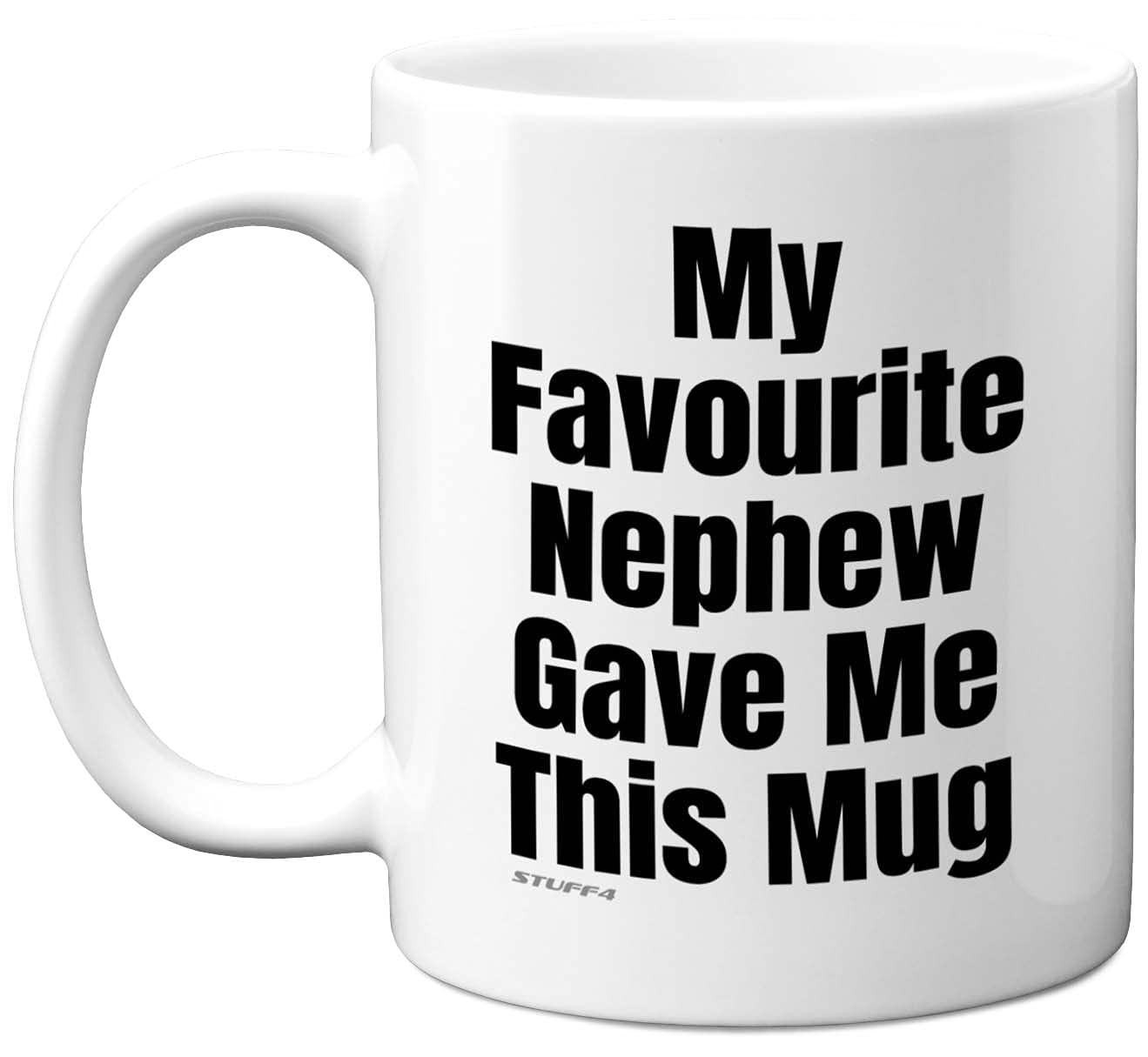 Stuff4 Auntie Uncle Gifts from Nephew, Uncle Auntie Mug 11oz Ceramic Coffee Mugs Dishwasher Safe, Birthday Gifts, from Nephew, Best Best Aunty