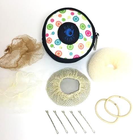 BUN SKINS by Spinner Skins- Hair Donut Bun Kit for Dancers in Blonde - BIG