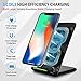 Wireless Charger， ELLESYE 3-Coil Qi Wireless Charging Stand Compatible with iPhone XS Max/XS/XR/X/8/8 Plus, Galaxy S10/S10+/S10Edge/Note9/S9/S9+/Note8/S8/S8+ and All QI-Enabled Devices [No AC Adapter]