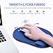 VicTsing Mouse Pad with Gel Wrist Rest, Mousepad with Non-Slip PU Base Mouse Mat for Home, Office & Travel, Blue