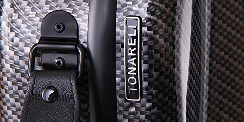 Tonareli Checkered Carbon-look Finish Violin Case - 4/4 VNF 1013