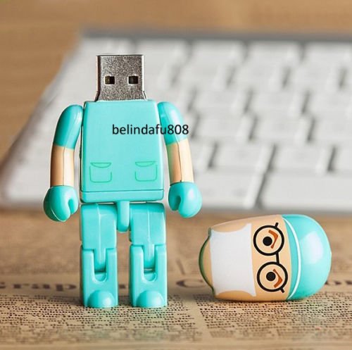 Cool Doctor Model 8GB USB 2.0 Flash Drive Memory Stick Pen Drive - Green