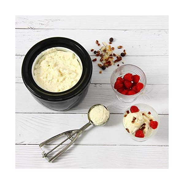 Sensio-Home-Ice-Cream-Maker-Machine-Gelato-Sorbet-Frozen-Yoghurt-Machine-Detachable-Mixing-Paddle-Easy-to-Operate-Includes-Bonus-E-Book-Recipes-Make-Delicious-Ice-Cream-in-20-Minutes-Black Sensio Home Ice Cream Maker Machine - Gelato Sorbet Frozen Yoghurt Machine Detachable Mixing Paddle - Easy to Operate…