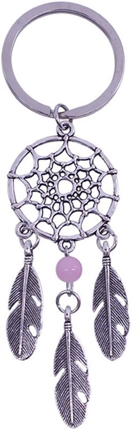 Rodite Keyrings Dream Catcher Leaf Pendant Keychain Keychain Metal Keyring Key Chain Car Handbag Key Phone Decoration Gifts For Girl Mens Women - Style 6