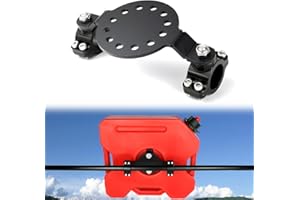 Mantt Fuel Oil Gas Can Holder Mount for 1.75 inch 2 Inch Roll Cage Bar Tube CNC Storage Oil Water Tank Mounting Holder Compat