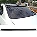 Roof Spoiler Compatible with Pre-Painted 2011-2016 BMW 5 Series F10 4Dr, AC ABS Painted Jet Black #668 Available Rear Trunk Tail Spoiler Wing by IKON MOTORSPORTS, 2012 2013 2014 2015