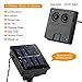 LELLEL Solar String Lights, Outdoor LED String Lights, 3rd Gen Super Bright Light String for Yard Patio Garden Tree Party Wedding Decoration, Cool White With 8 Working Modes