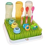 Kuddly Kids Large Lawn Drying Rack Baby Bottle Dish Rack Excellent Drying Grass For Large Baby Bottles. Perfect Drying Rack For Baby Bottles, Baby Dishes, Sippy Cups Baby Bottle Nipples Grass Rack
