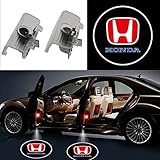 IHEX Auto 2pcs Car Door Lights LED Logo for Honda, Ghost Shadow Lights Door Projector Lights for Spirio/Odyssey/Elysion/Accord, Entry Welcome Lights Courtesy Lights Ground Lamps Kit Replacement
