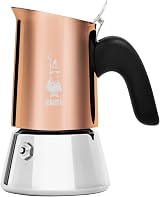 Bialetti New Venus 2 Cups Copper Stainless Steel Induction Not Suitable