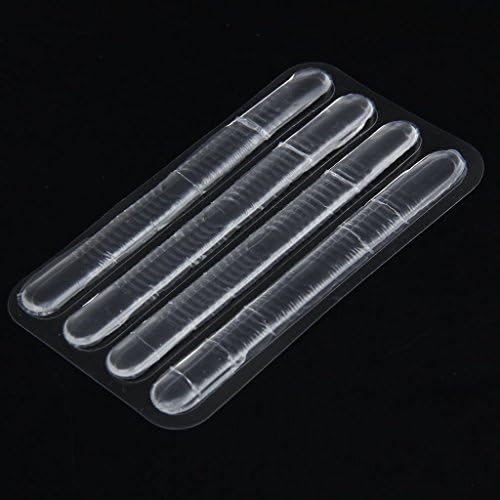TOUYOUIOPNG Fashionable Design 2Pair Invisible High Heels Stickers Clear Gel Silicone Heel Grips Liners Insole Grip