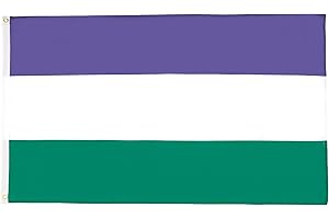 AZ FLAG - Suffragette Flag - 150x90 Cm - 100D Polyester National Woman's Right Banner with Two Metal Grommets - Fade Resistan