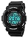 Gosasa Sports Waterproof Digital Fitness Watch Pedometer Multifunction Men's Wristwatches Black