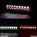 AKKON - For Dodge Ram Pickup Truck Black Smoke LED Tail Lights Brake Lamps + Smoke LED 3rd Third Brake Lamps