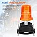 Linkitom 30LEDS Amber/Yellow Emergency Warning Flashing Safety Strobe Beacon Light for Forklift Truck Tractor Golf Carts UTV Car Bus 12-30V