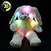WEWILL 18'' LED Bunny Stuffed Animals Glow Rabbit with Floppy Long Ears Nightlight in Dark Gift for Kids on Birthday Easter Christmas