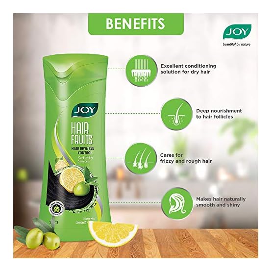 Joy Hair Fruits Hair Dryness Control Conditioning Shampoo Enriched with