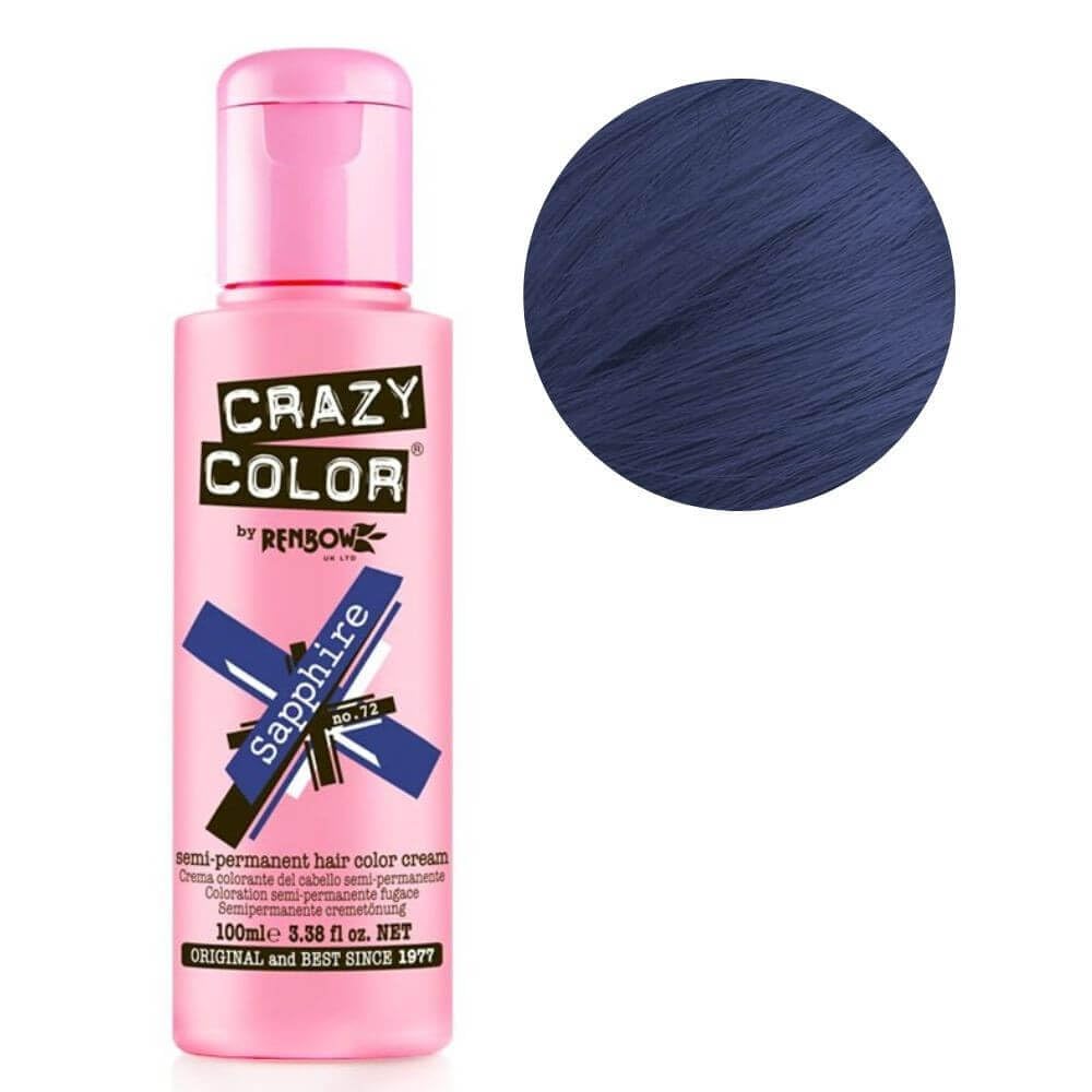 Crazy Color Tint Hair Colour, 100 ml, Sapphire