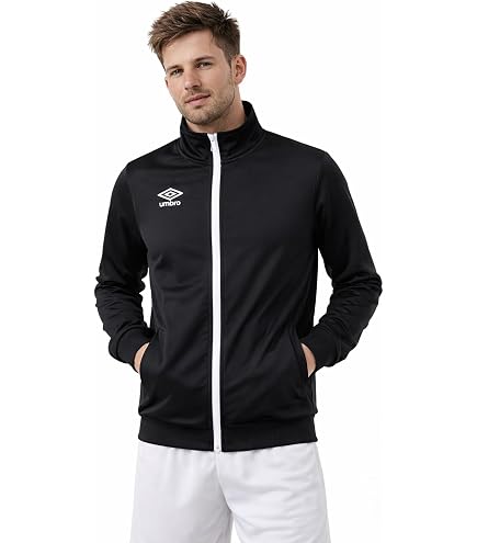 Umbro Men's Track Jacket,BLACK BEAUTY,Small at Amazon Men's