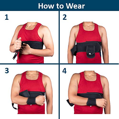 Wonder Care Left Right Black shoulder Immobilizer Arm ...