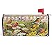 Wamika Cute Garden Flowers Birds Mailbox Cover Spring Daisy Butterfly Mailbox Covers Magnetic Mailbox Wraps Post Letter Box Cover Standard Size 18