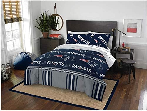 New England Patriots Queen Comforter & Sheet Set, 5 Piece Bedding, New! + Homemade Wax Melts