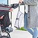 SnoofyBee - Portable Baby Changing Station: Compact, Clean-Hands Design with Dual Storage Pockets - Waterproof & Stylish (Grey Arrow)