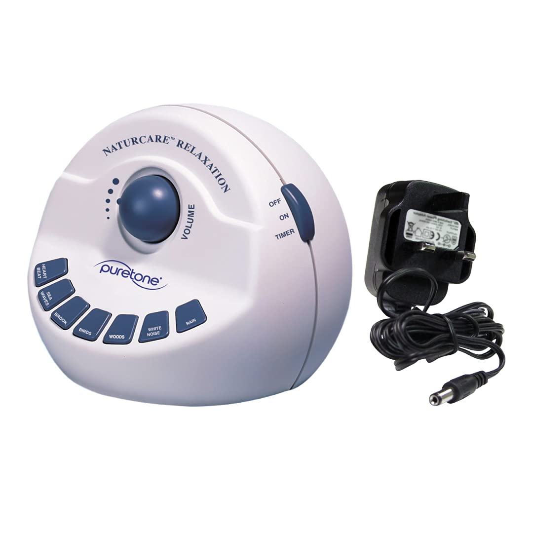 Relaxation Tinnitus Relief Device Ball | Aids Sufferers & Babies in Getting a Restful Night's Sleep | Sound Machine Plays Digital Recordings of Natural Sounds