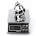 PAURO Men's Stainless Steel Vintage Gothic Biker Skull Pendant Necklace Punk Rock Multi Colors