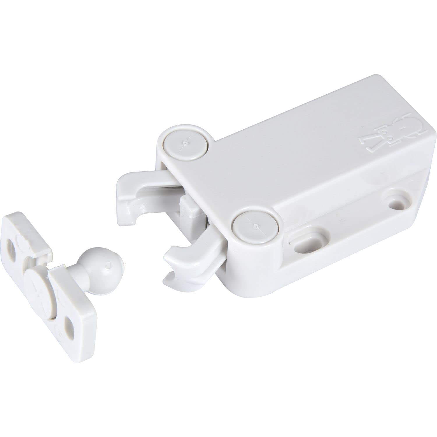 Sugatsune スガツネ工業 ランプ印 プッシュラッチ MC-37F MC-37F-WH ホワイト商品画像