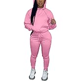 KANSOON Sweatsuits for Women Set 2 Piece Outfits Long Sleeve Hoodie Top and Jogger Pants Tracksuit
